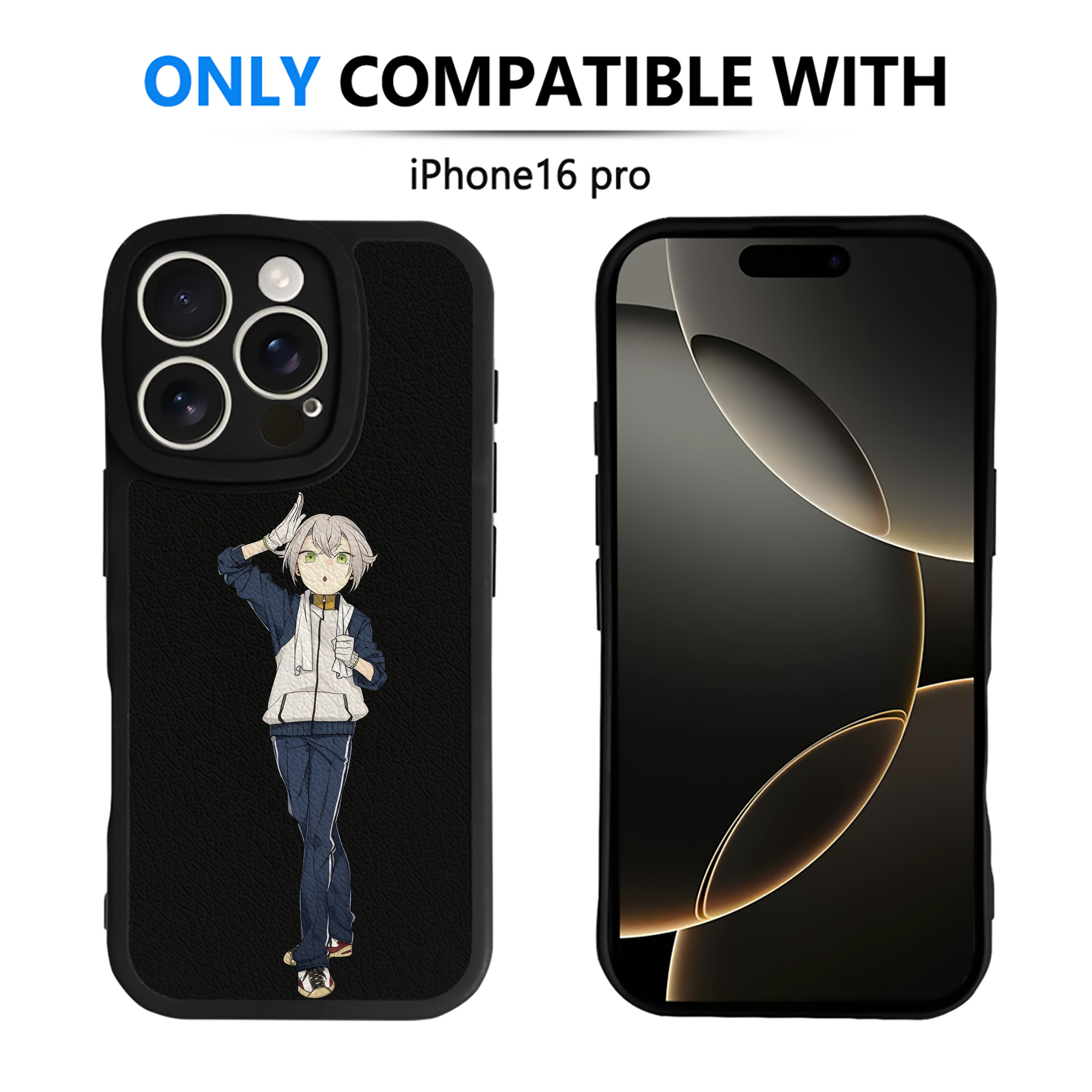 （画像用） 刀剣乱舞 Touken Ranbu 【iPhone 16シリーズ対応】シリコンスマホケース（レザー調） 材質：シリコン